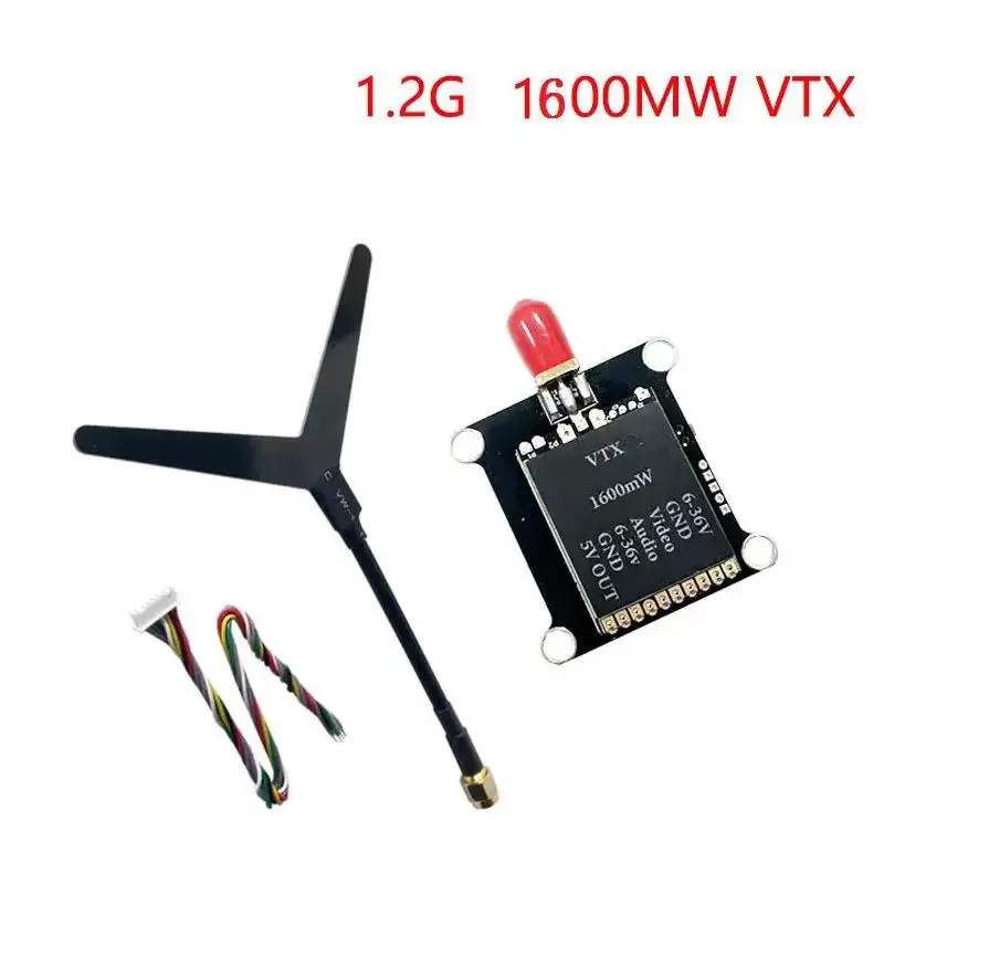 

FPV 1.2G 800MW VTX 9CH Switchable Video Transmitter Module 1060MHz - 1380MHz with SMA Antenna For FPV DJI Drones RC Cars