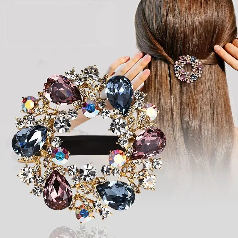 New Arrival kryształowa opaska na głowę diamentowe opaski do włosów ze stopu kobiet dziewczęce akcesoria do włosów moda koreańska spinka do włosów Accessori