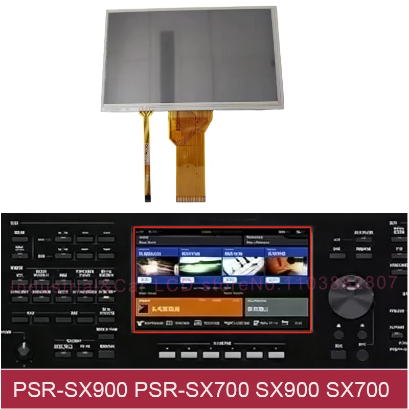 

7-дюймовый ЖК-дисплей с сенсорным экраном для Yamaha PSR SX900 PSR SX700, замена ЖК-панели PSR-SX900 PSR-SX700