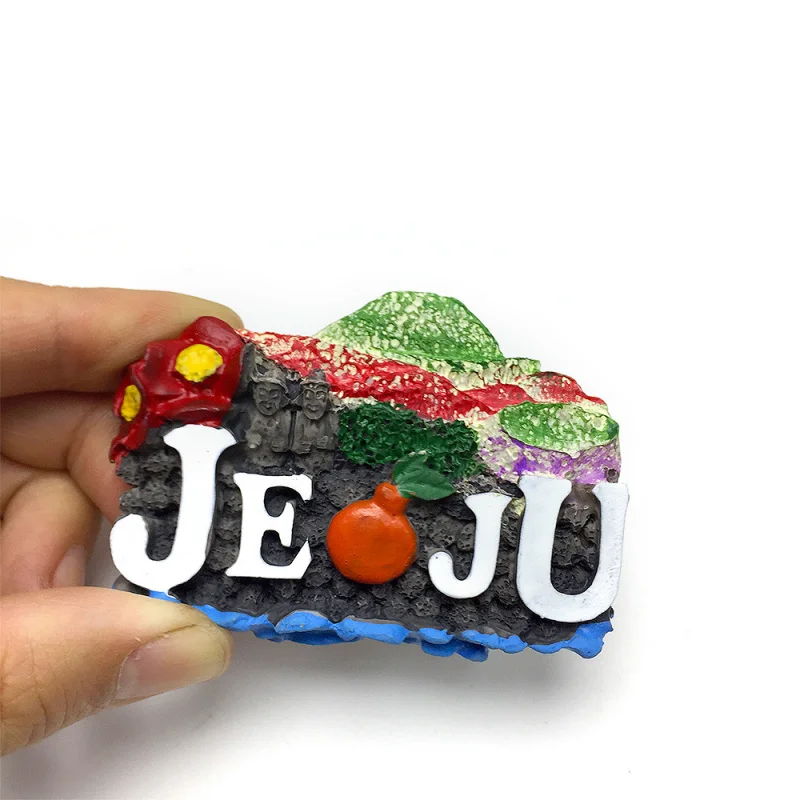 

Jeju Island Cultural Landmarks Travel Souvenirs Creative Magnetic Refrigerator Magnets Home Decorative Magnetic Items
