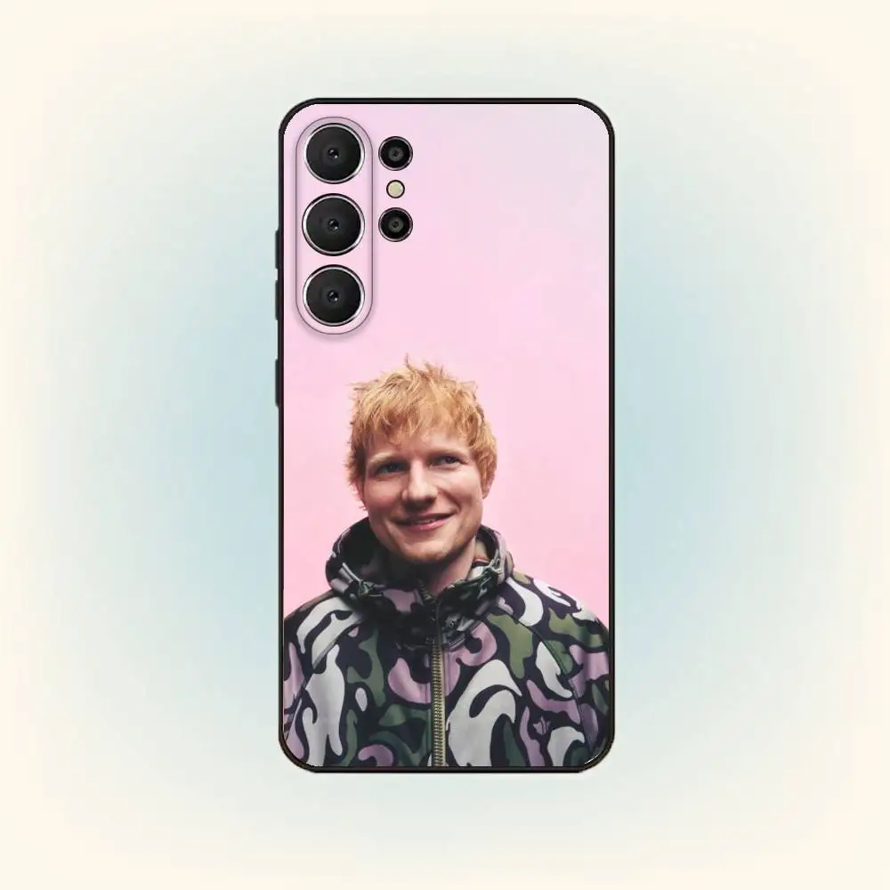 Ed s-sheeran gigs capa de telefone para samsung s25,24,23,22,30,21,10,9,ultra,plus,lite,fe capa preta macia
