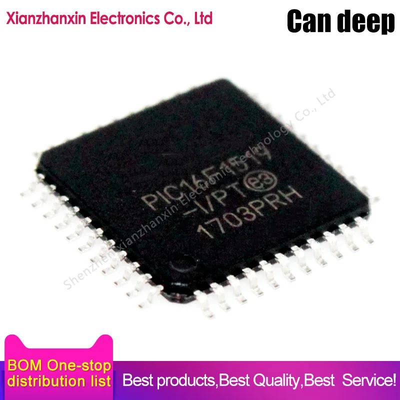 1pcs/lot PIC16F1519 PIC16F1519-I/PT QFP-44 8-bit microcontroller