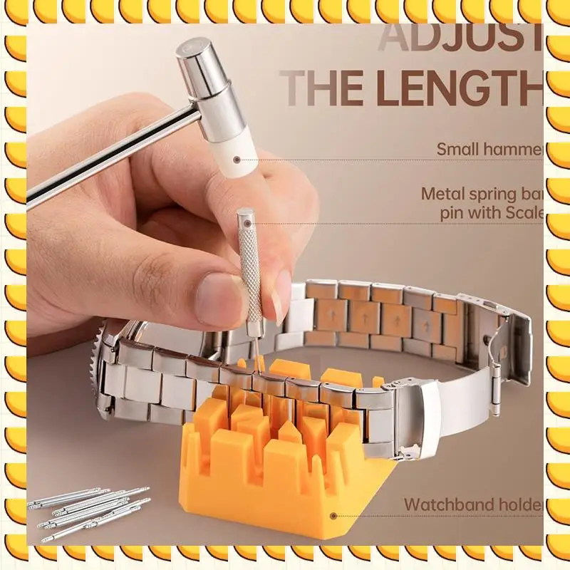 BAAU Watch Repair Kit, Watch Repair Tools Professional Spring Bar Tool Set, Watch Band Link Pin Tool Set