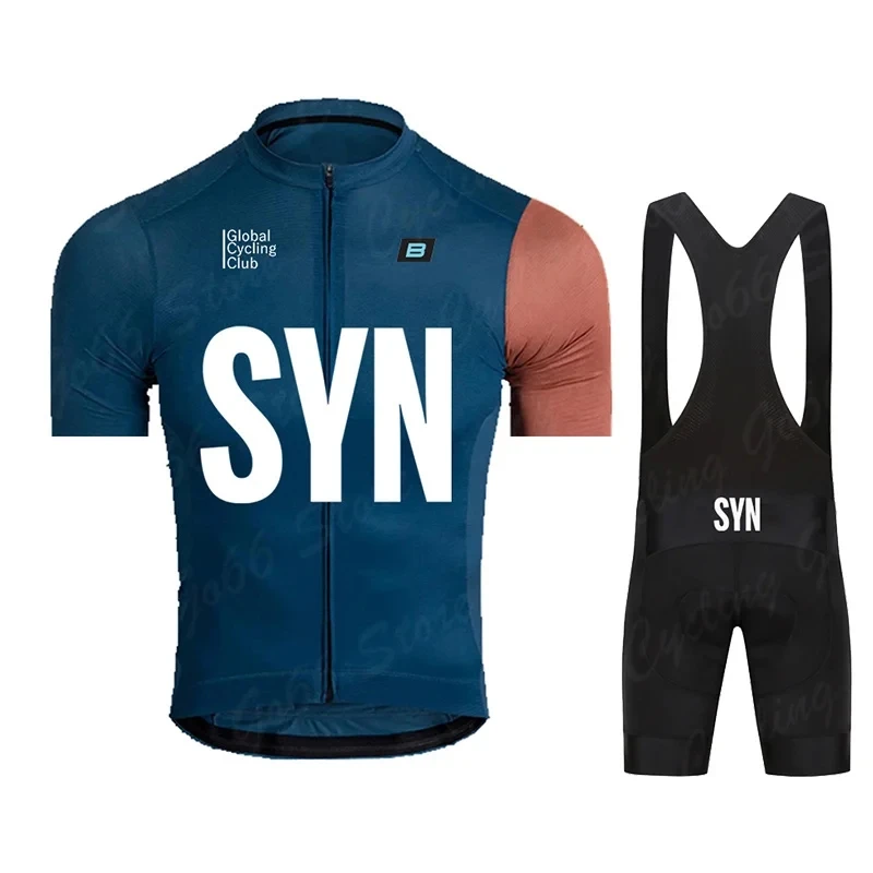 Conjunto de ciclismo para Hombre, Jersey de manga corta para bicicleta de montaña, uniforme de Triatlón