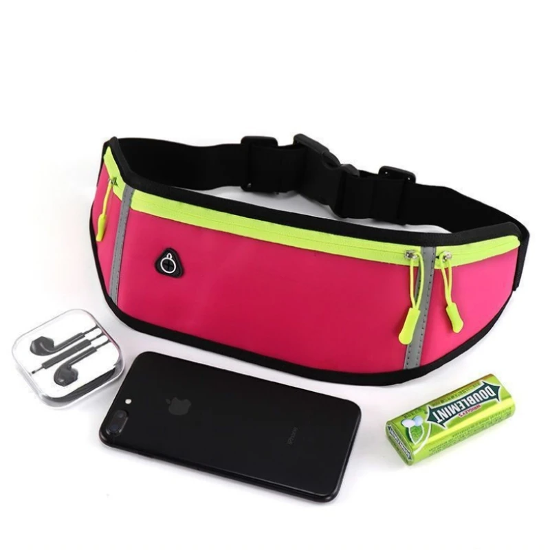 Ceinture de sport étanche unisexe pour homme et femme, sac de taille, poudre de taille, support de téléphone, course à pied, cyclisme