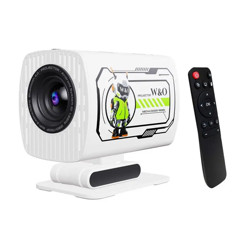 

Портативный мини-проектор 1080P с Wi-Fi 2.4ГГц/5ГГц, короткофокусный, для Android TV, домашнего кинотеатра и просмотра фильмов на улице - ABIU