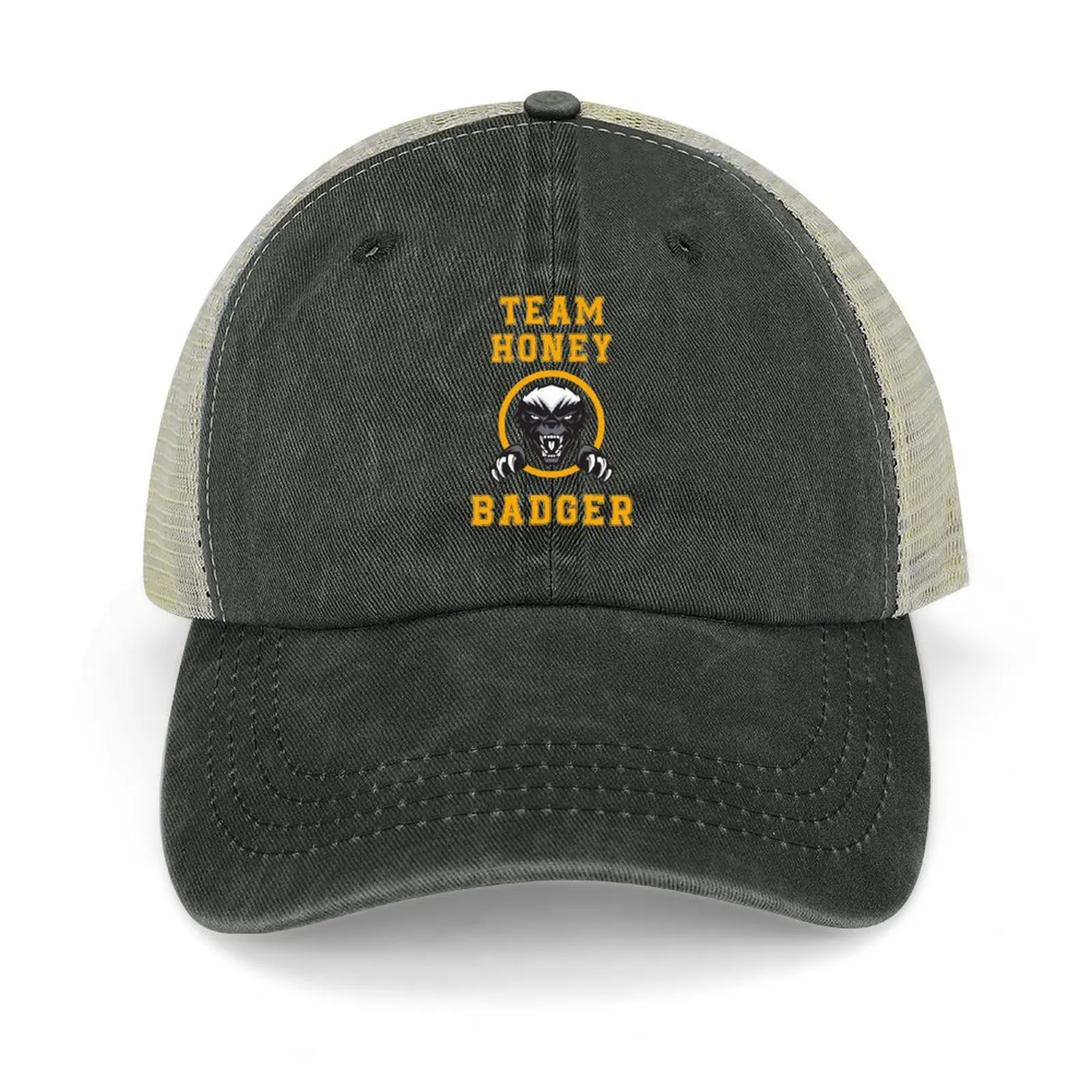 

team honey badger funny animal gifts Baseball Cap Snap Back Hat fun hats Christmas Hat Visor Hats Woman Men's