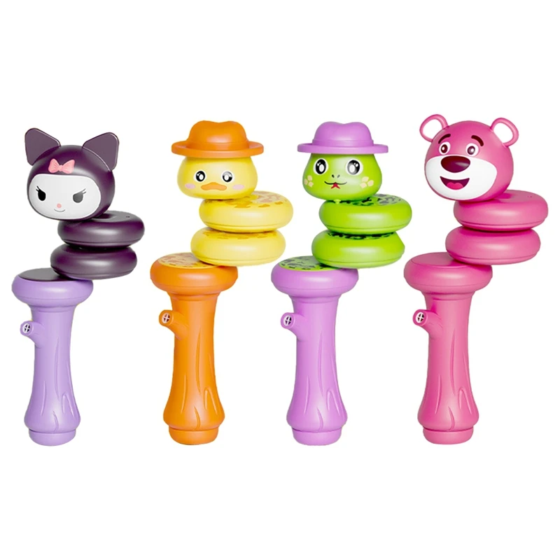 Girar brinquedo giratório para crianças, assobio presentes, brinquedo divertido para atividades ao ar livre, 7pcs