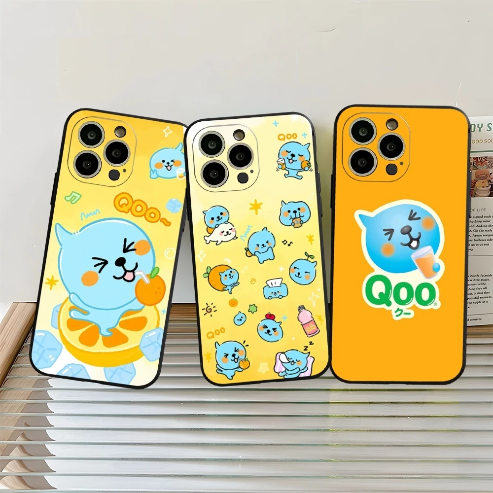 Qoo Cool Drinks Phone Case for iphone 15ProMax 14 11 13 12 Pro Xs Max Mini Xr X 7 8 6 6s Plus Shell Coque