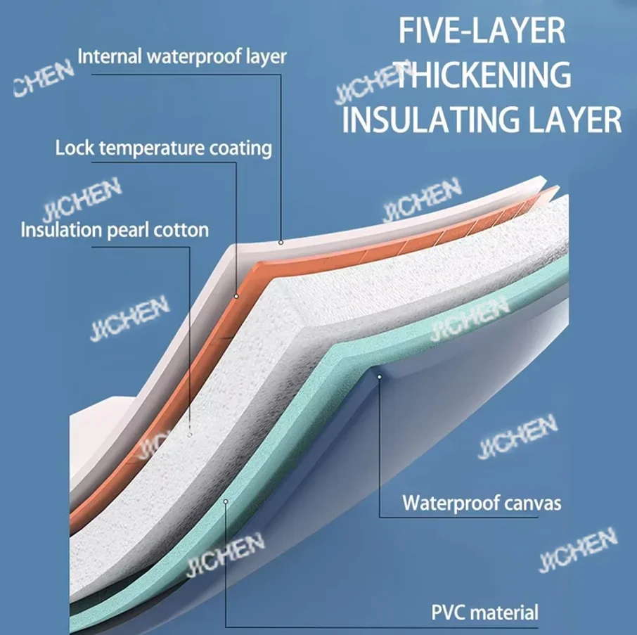 

HG Portable Foldable Bathtub For Adults 47.2x19.7x21.7inch Freestanding Hot Bath Spa Tub Ice Bath For Family In Bathroom