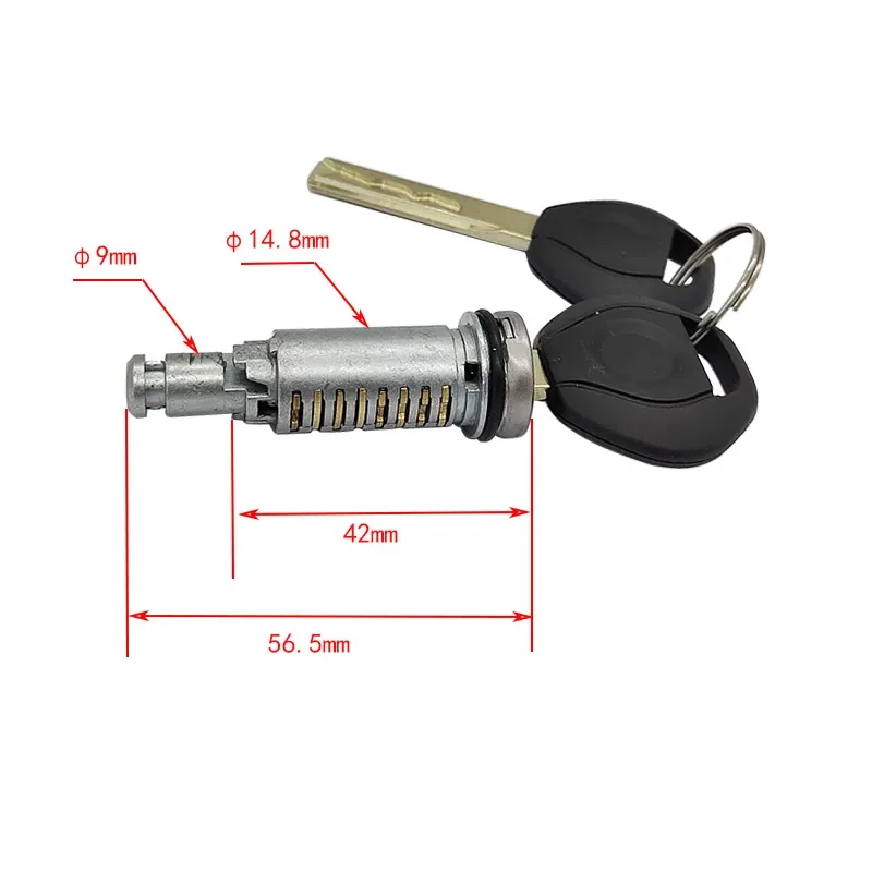 For 2000-2006 BMW X5 E53  series door lock cylinder, with 2 keys 51217035421