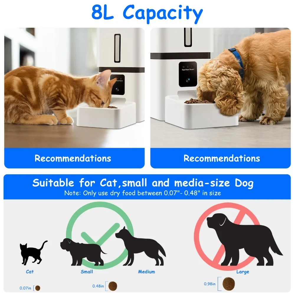 Automatic Feeders Fountain Drinking Bowl Pet Water Drinker for Dogs Feeding and Water Dog Dish Dog Food Dispenser Cats Feeder