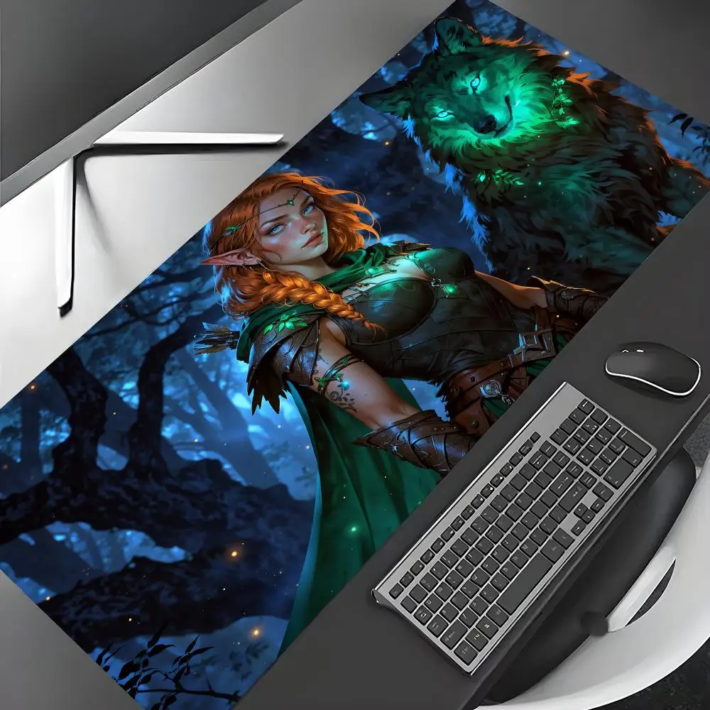 

Fantasy illustration design Mouse Pad Desk Mat Gaming mat pc accessories rubber anti-slip keypad expansion pad office desk mat