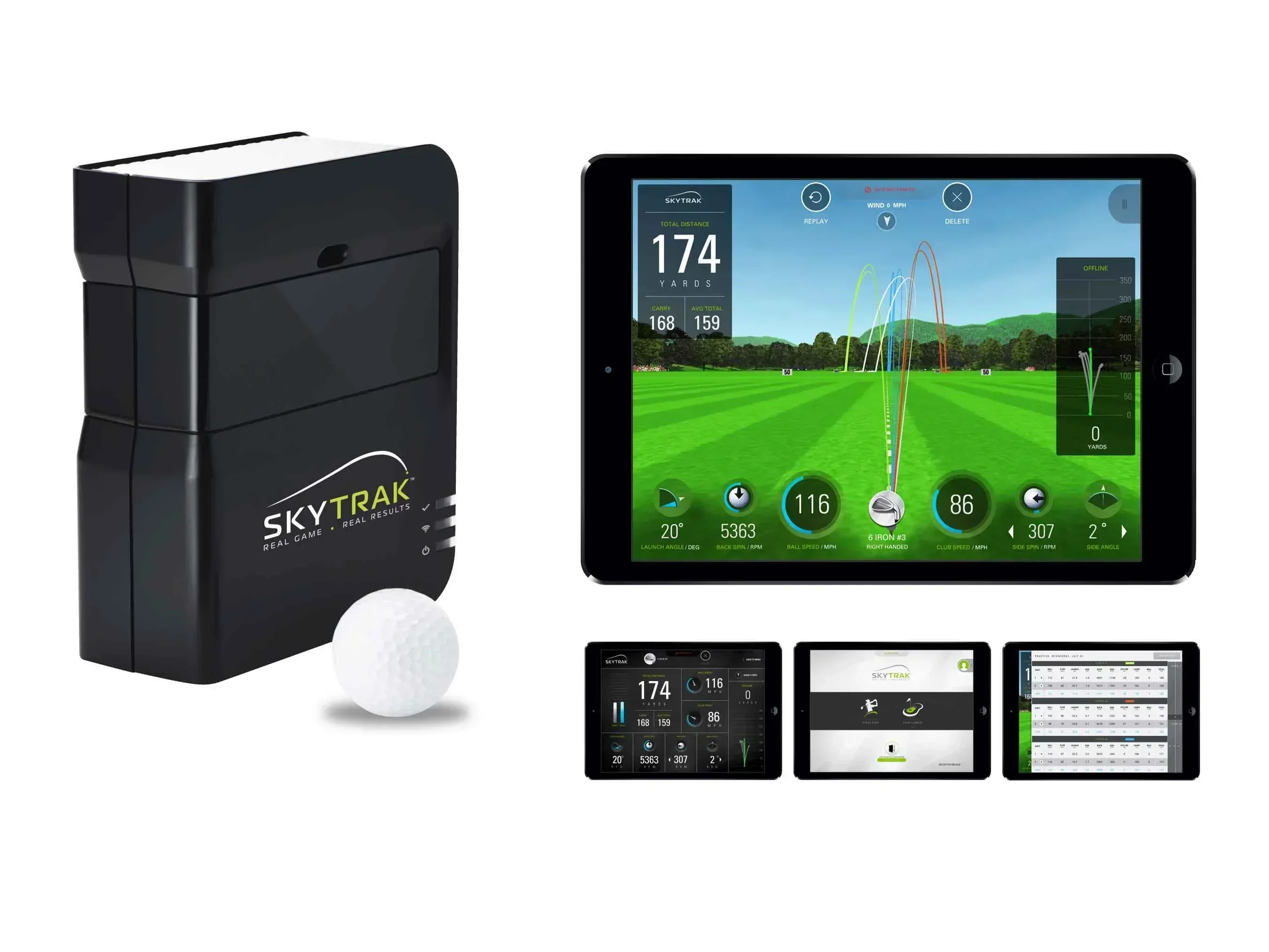 

100% Authentic SkyTrak Golf Simulator Launch Monitor With Case