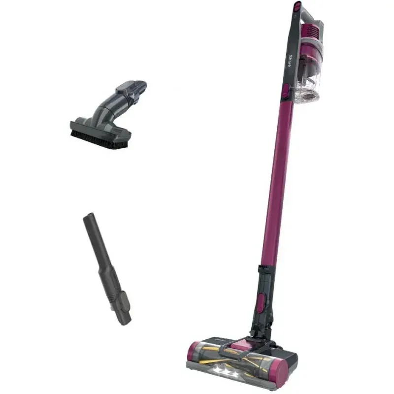 TGBFshark rocket pet pro with self-cleaning brushroll,HEPA filter lightweight cordless stick hand vacuum,7.5 lbs,Magenta,Ali