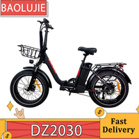 BAOLUJIE DZ2030 Electric Bike 20*4.0 inch Fat Tire E-Bike 500W Motor 48V 13Ah Removable Battery 40km/h Max Speed 35-45km Range