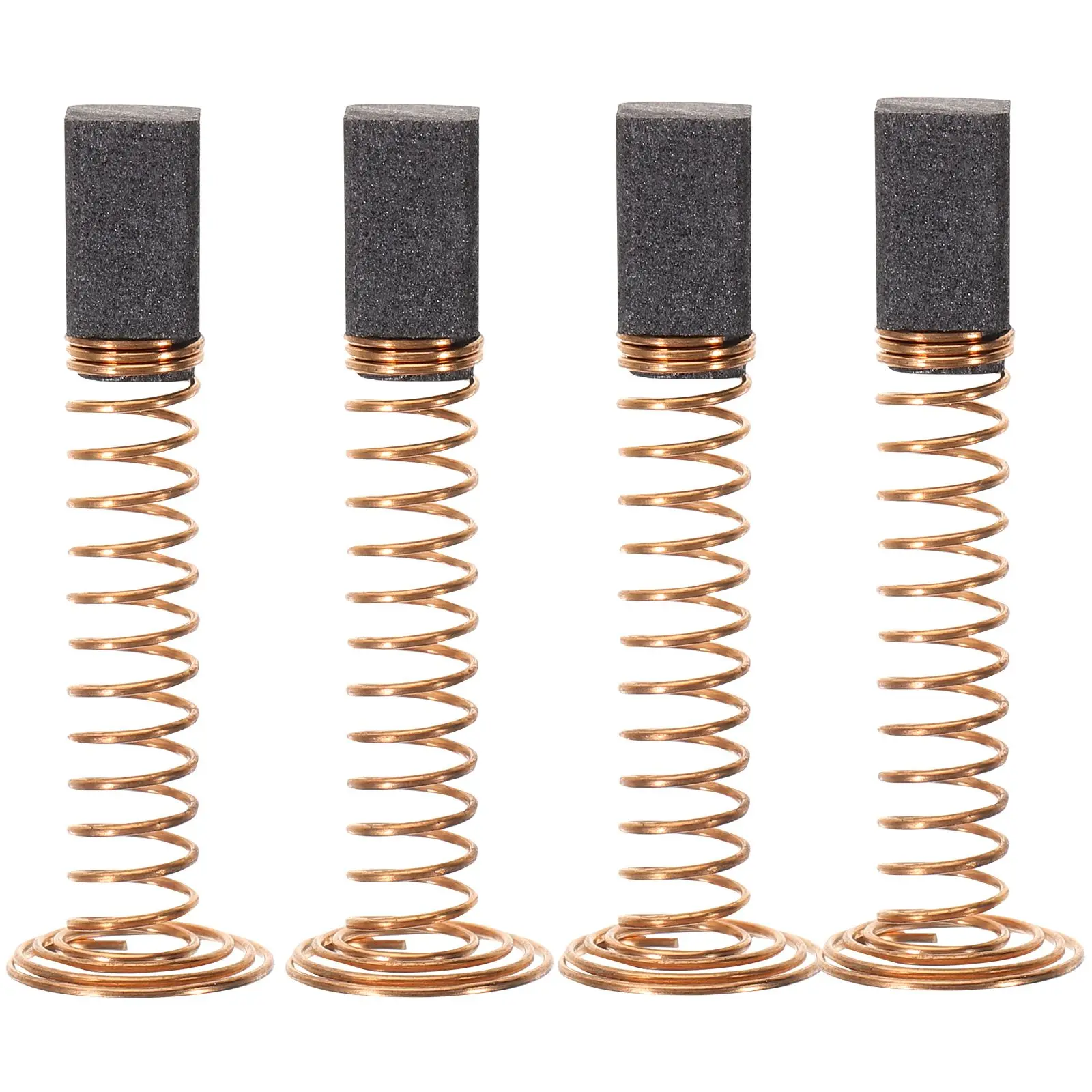 

4 Pcs Carbon Motor Brushes Electric Grinder Replacement Parts for Power Tools Rotary Machines Copper Component