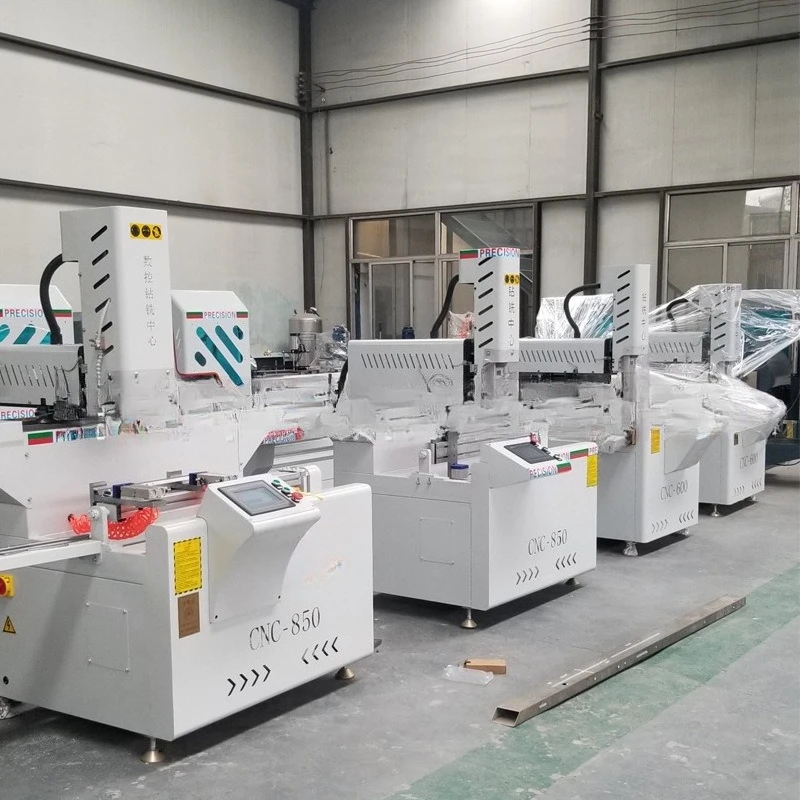 Numerical control drilling and milling machine, broken bridge aluminum doors and windows keyhole opening sliding door casement