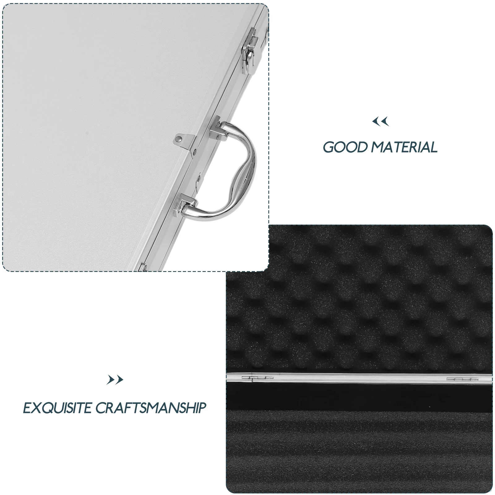 

Durable Aluminum Alloy Tools Case Multifunctional Medicine Storage Box Large Capacity Portable Container For Home