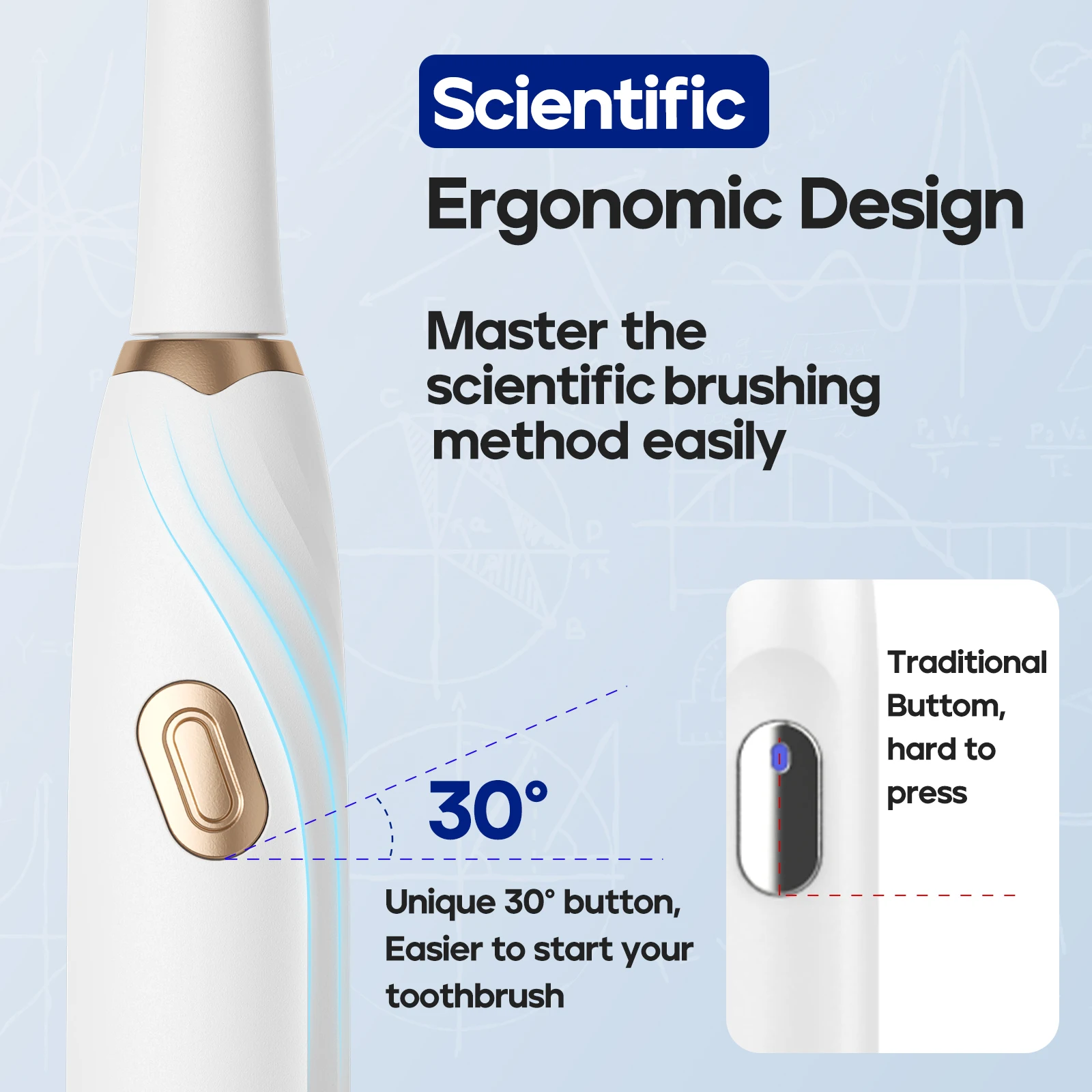 Seago Child Electric Toothbrush Sonic Toothbrush 7+Years with Travel Box 10 Replacement Brush Heads 3 Modes Smart Timer IPX7