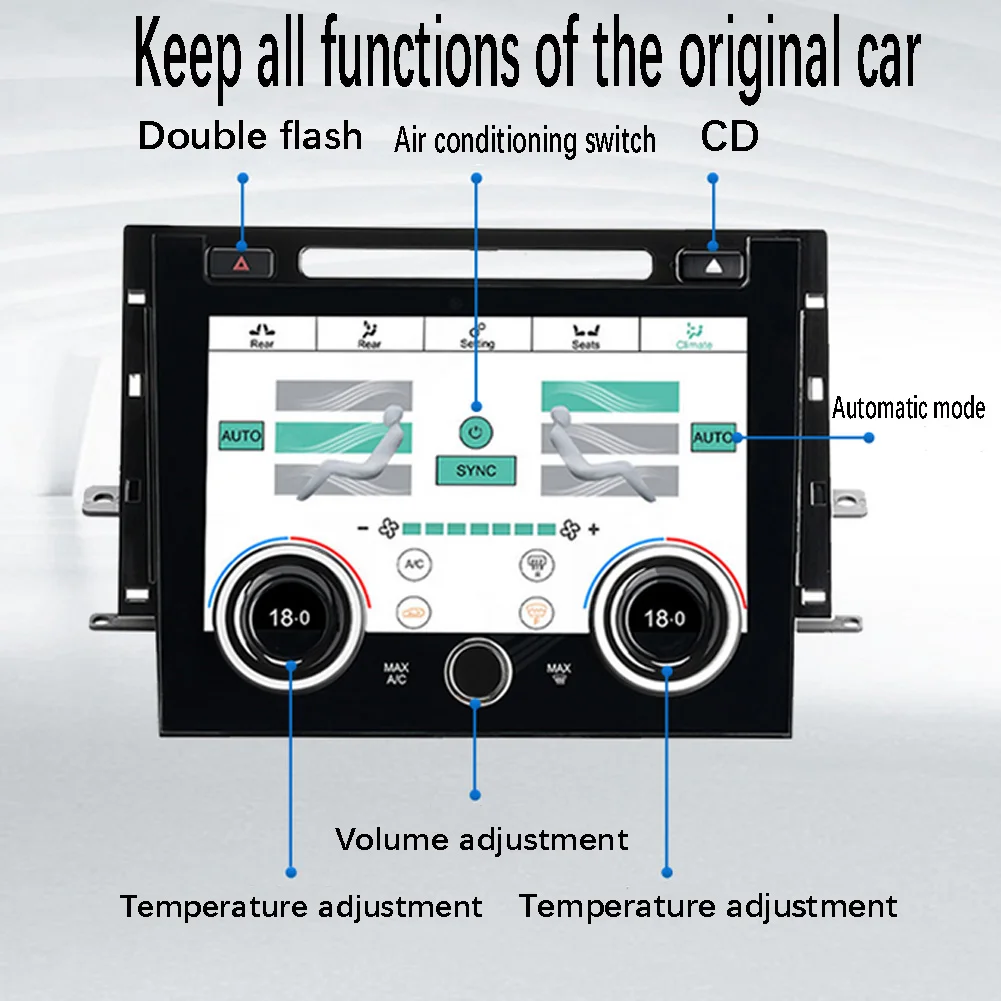 For Land Rover Range Rover Sport 2014 2015 2016 2017 Car LCD Climate Board AC Panel Display Screen Air Condition Control 14-17