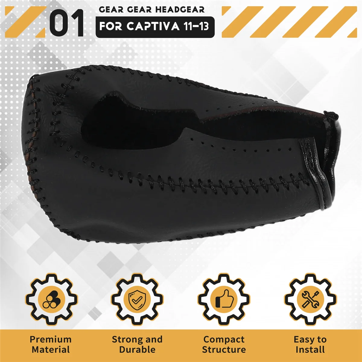 

Надежная автомобильная ручка переключения передач, ручка переключения передач, крышка головки переключения передач для Chevrolet Cruze Captiva 2011 2012 2013, черный-ABIQ