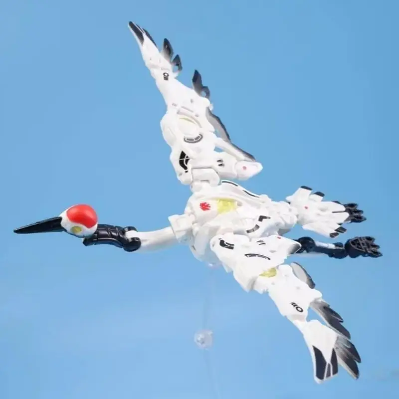 Offre spéciale 52 jouets véritable bête boîte série poussière terrestre rouge couronné grue Transformation jouet modèle à la mode jouer Mech cadeau d'anniversaire