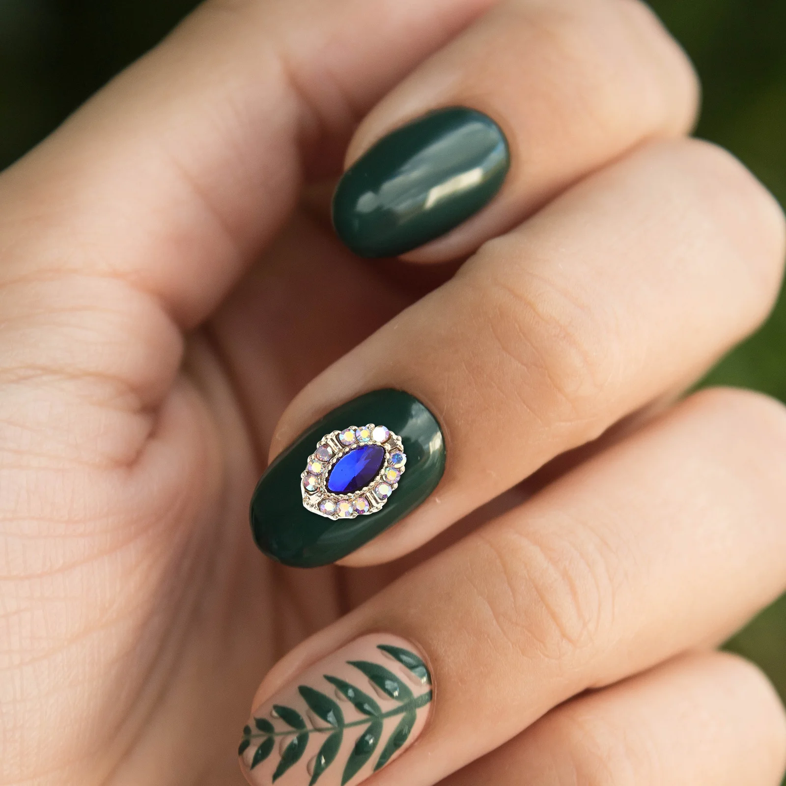 

10Pcs Manicure Charms Collection Premium Nail Art Decorations Fade-Resistant Alloy Gems for Creative Nail Design Supplies