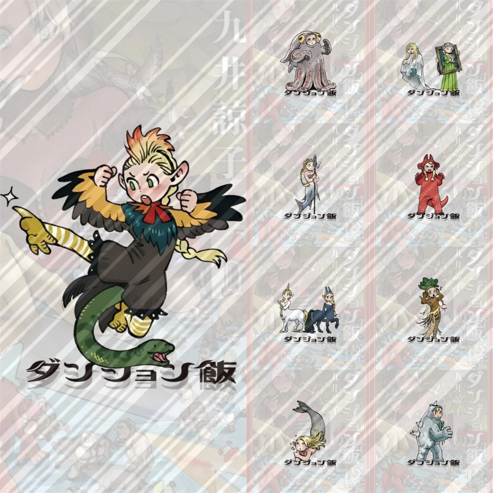 15CM Cute Anime Delicious in Dungeon Acrylic Stand Model Cosplay Characters Ornament Accessories Goods Collection Gifts
