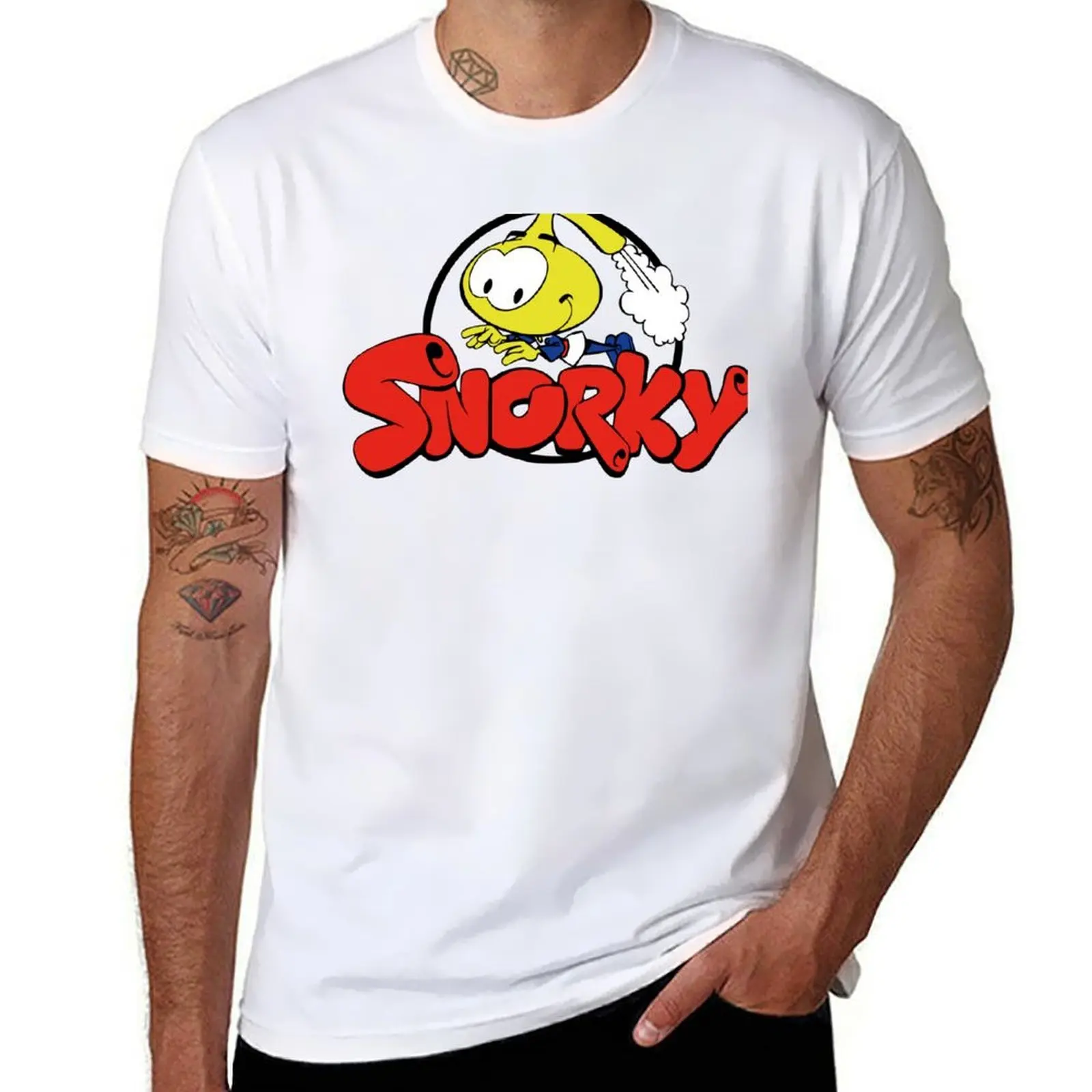Snorks les Snorky T-Shirt mens graphic t shirts t shirts for man pack cotton T-Shirt