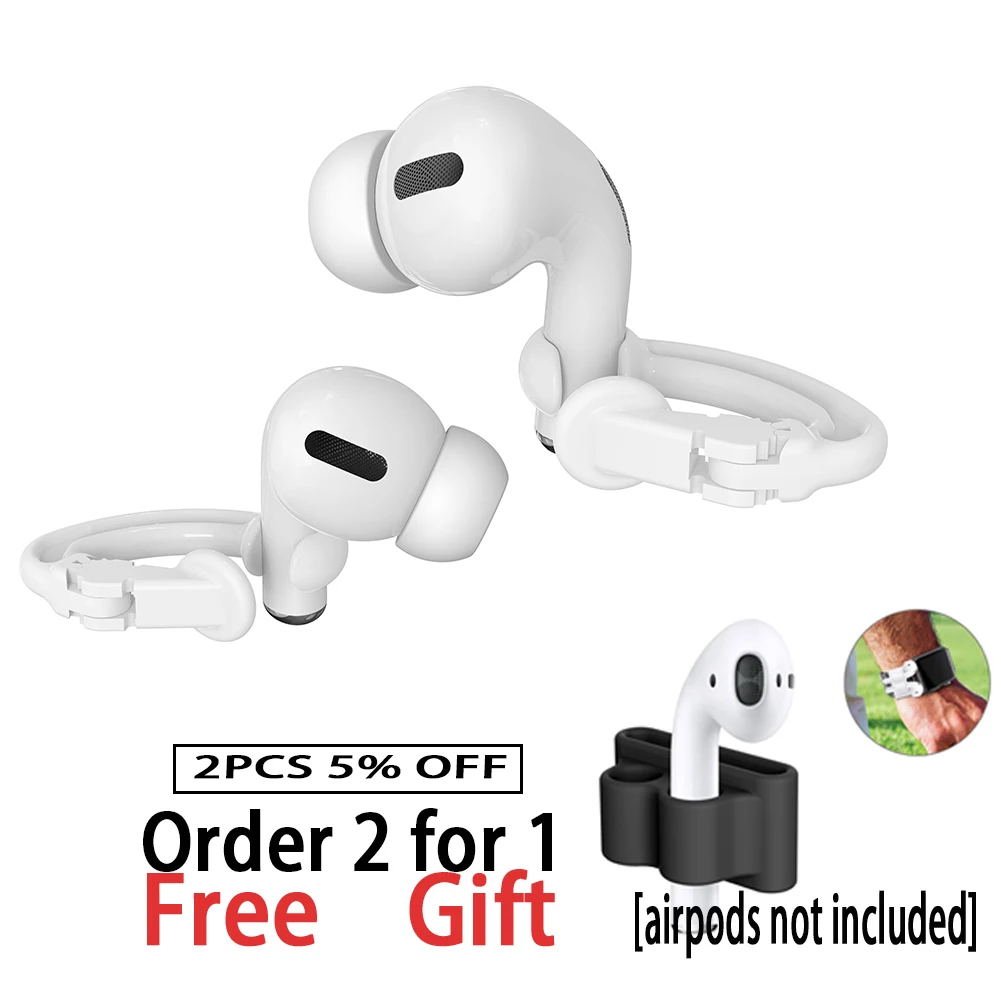 NEUE Sport Silikon Ohr Haken für Apple AirPods pro Zubehör Air schoten Bluetooth Kopfhörer Earpods 2 3 Halter für Airpods clip