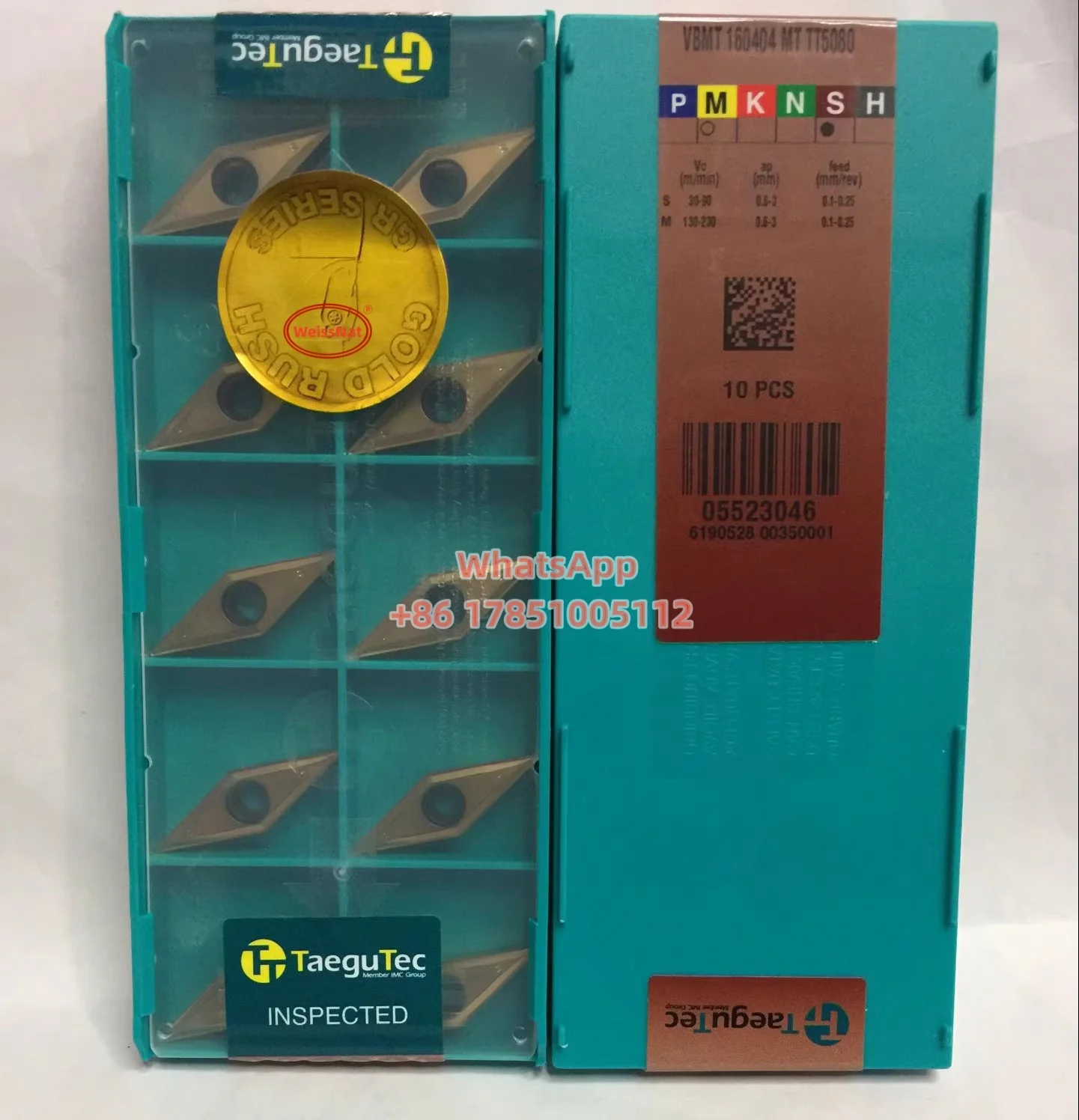 

TaeguTec VCGT110302SA,VBMT160404FG,VBMT160404MT,VBMT160408MT,VNGG160401,VNGG160402,VNMG160404,VNMG160408 TT5080 Carbide Inserts
