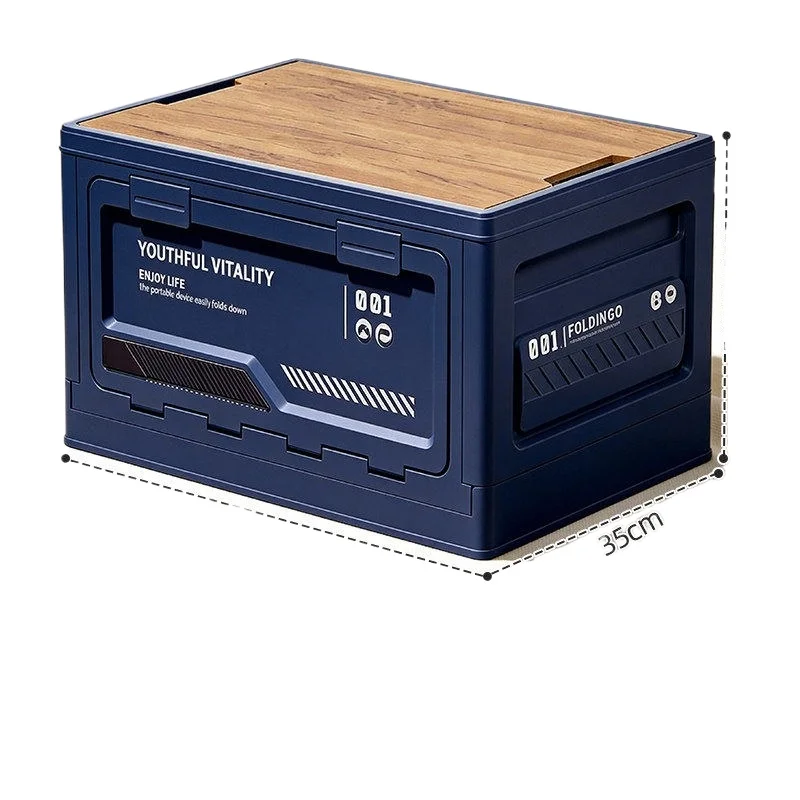 For Camping Storage Box Car Trunk Large Capacity Outdoor Folding Storage Box with Lid