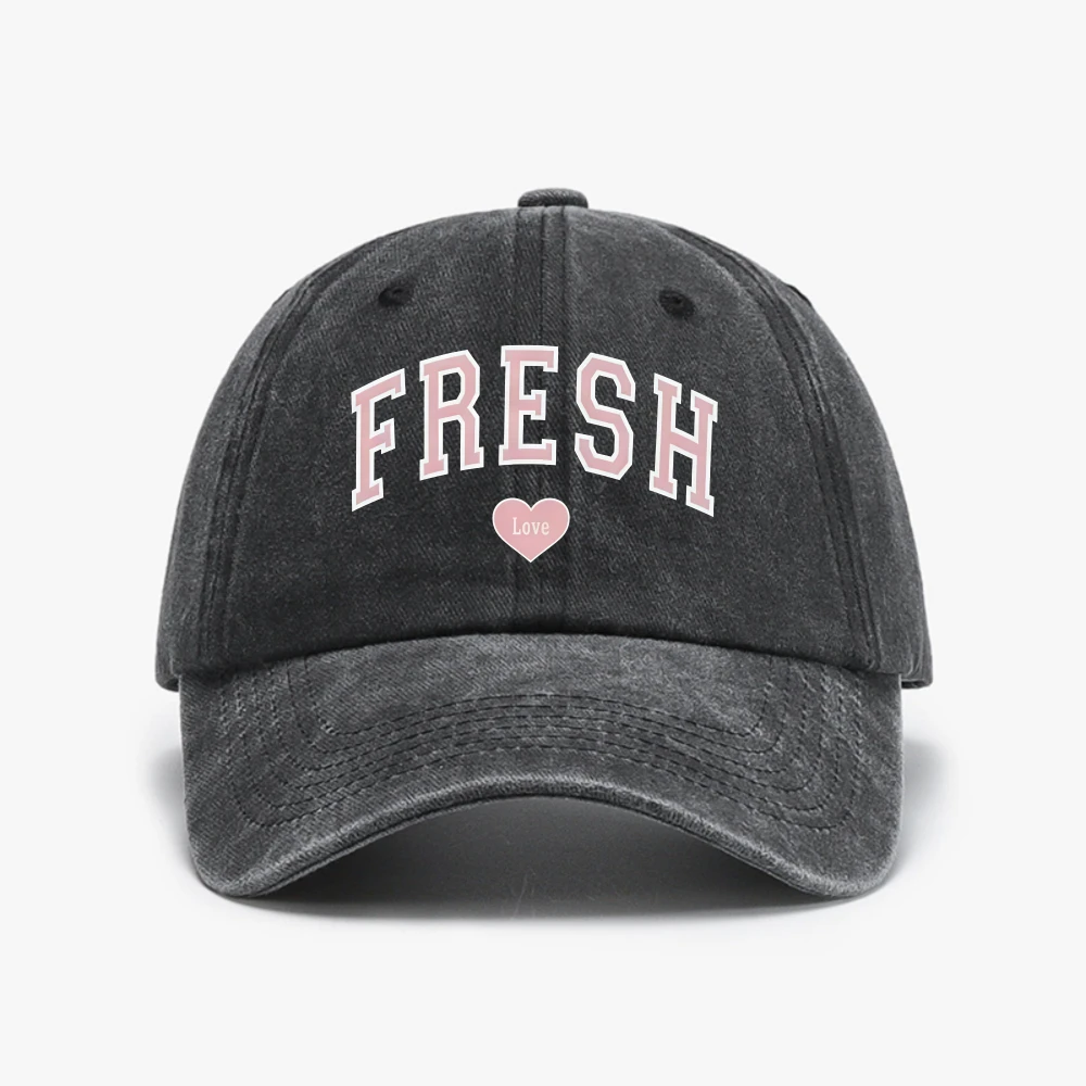 Sturniolo Triplets Fresh Love Varsity Distressed Washed Baseball Cap Vintage Outdoor Running Golf Adjustable Fit Headwear