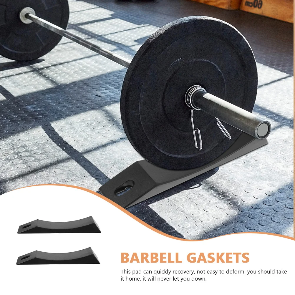 

1Pair Deadlift Jack Non-Skid Barbell Pad Strong Load-Bearing Capacity Home Gym Accessory Wear-Resistant Mat