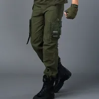 2025 Men’s Tactical Cargo Pants Military Work Pants Multi-Pocket Combat Pants Straight-Leg Outdoor Hiking Utility Army Style