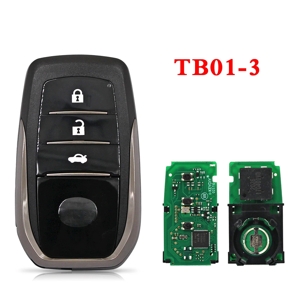 KEYDIY TB01 KD TB Smart Key Prox Remote Control with 8A Chip for Toyota Corolla Camry&Lexus Support 2110 0010 0410 0020 F43