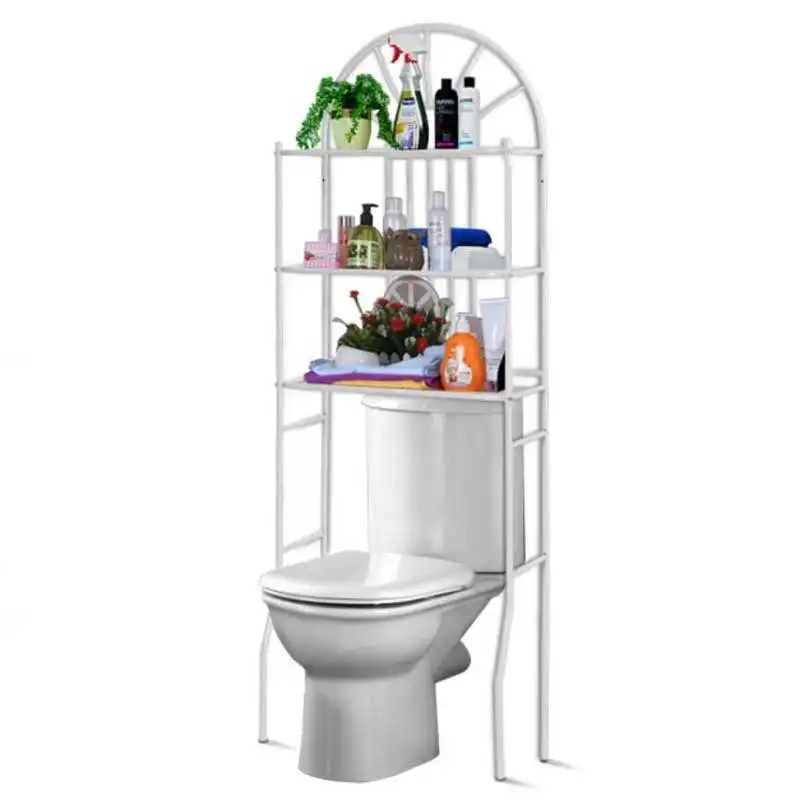 

3-Tier Bathroom Rack Over-the-Toilet Storage Rack with 3 Shelves