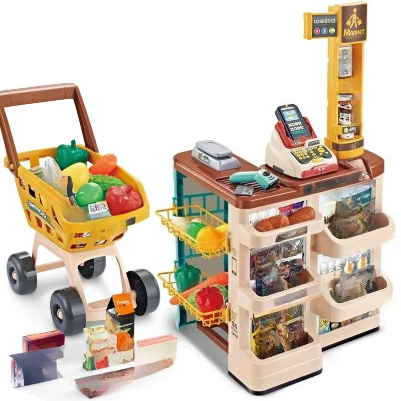 

Children's shopping cart Supermarket Dollhouse