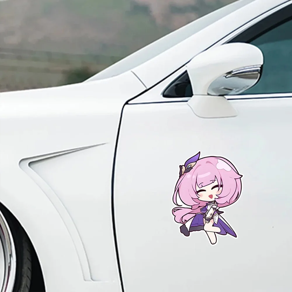 15cm Elysia Honkai Impact 3 Vinyl Sticker Car High Stickiness Waterproof Door Window Decor Decal Auto Exterior Styling Accessory