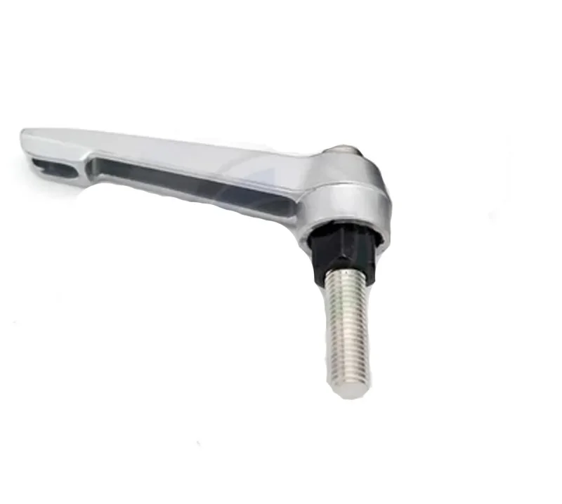 

1Pcs M14 Stainless steel 7 words type Adjustable position Tight handle fixed rotate grip hand Screw bolt Length 40mm-70mm White