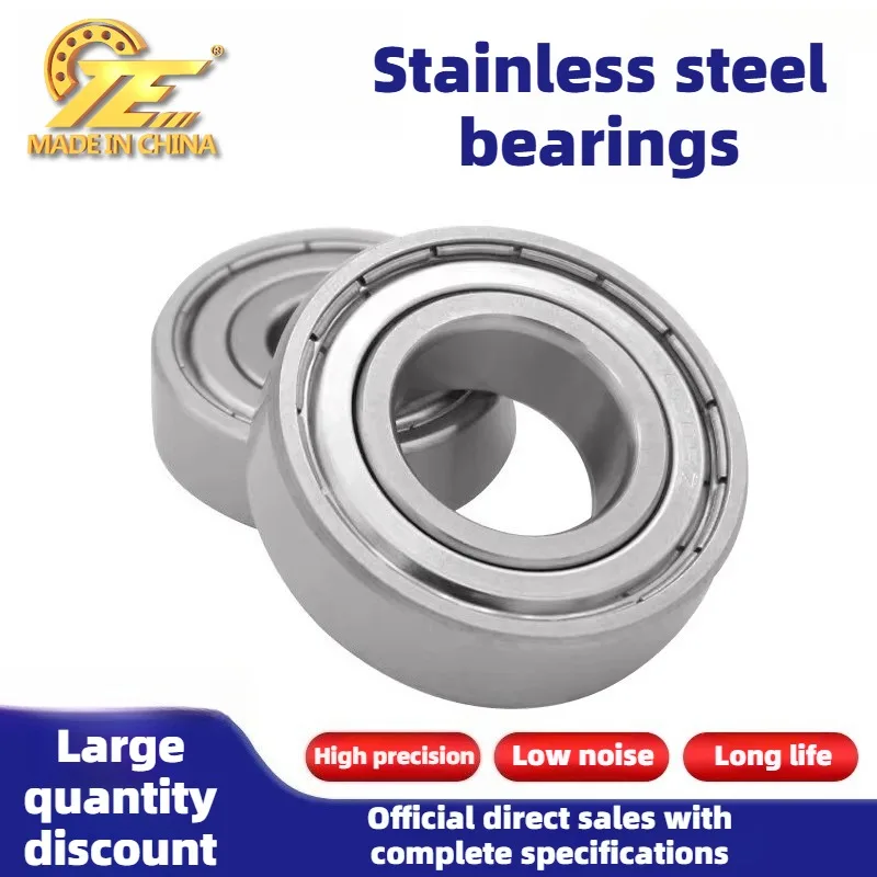 Stainless steel S6207 S6208 S6209 S6210 S6211 6212 6213ZZ deep groove ball bearings