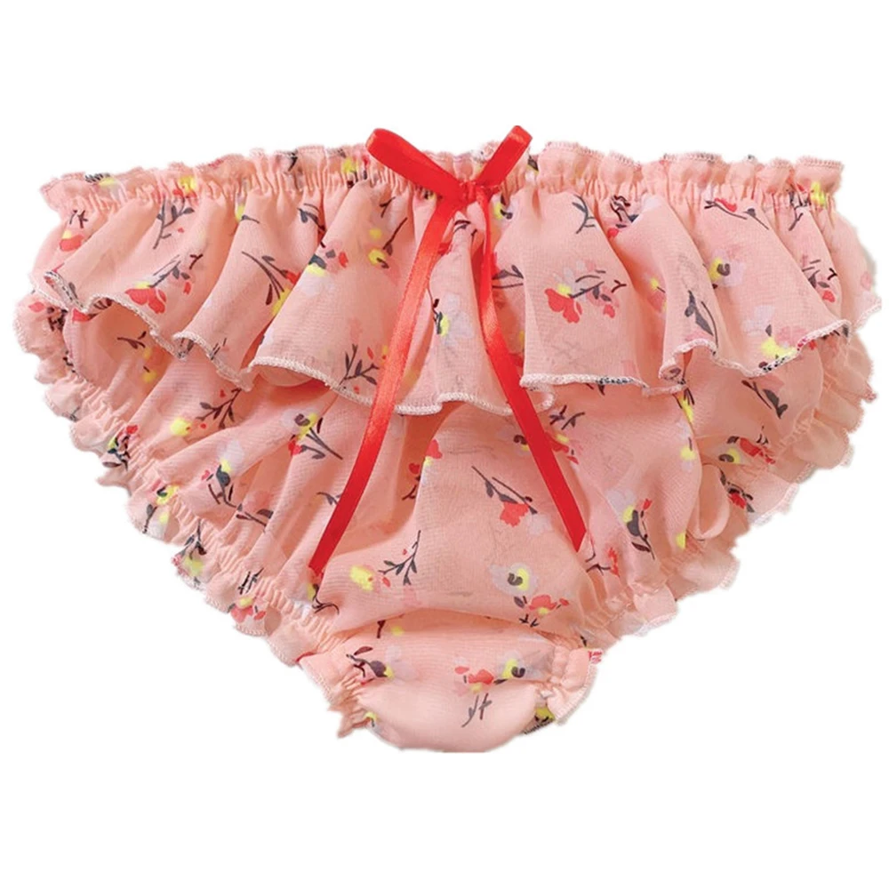 Thongs Underpant Underwear Pantys Shorts Panty Men Briefs Sexy Floral Lace Pouch Lady Panties for Men and Women image 2