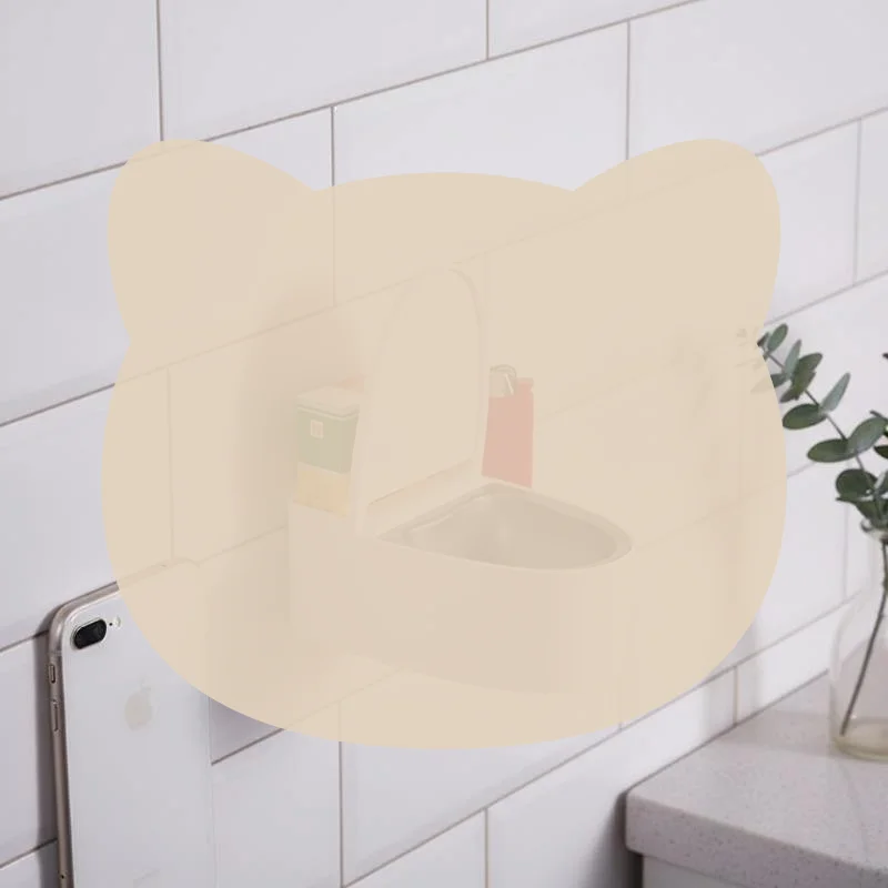 Odor Proof Toilet Ashtray Wall Mounted with Lid Creative Leakproof Ash Holder for Home Bathroom Space Saving Storage