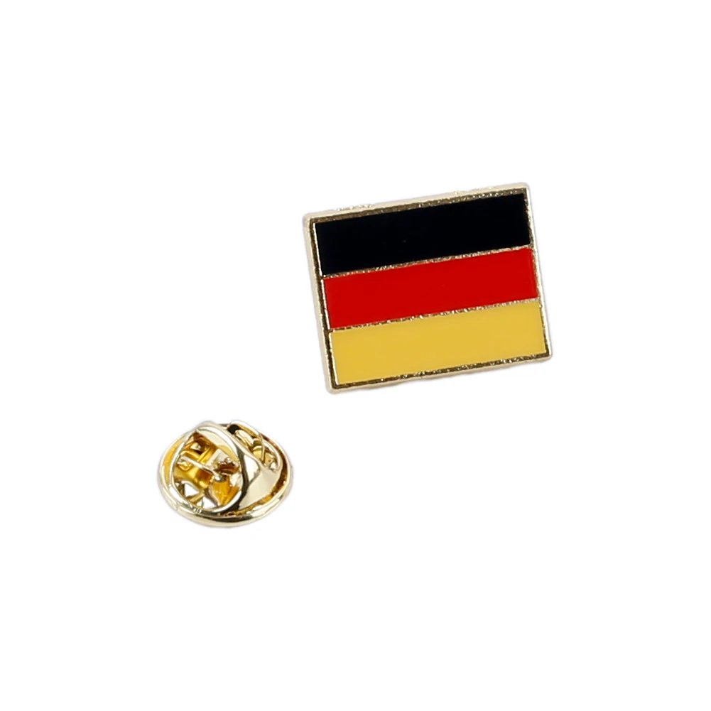 Alloy Flag Brooch China UK Germany Australia Patriotic Badge National Day Celebration Party Logo Gifts for Men Women Jewelry