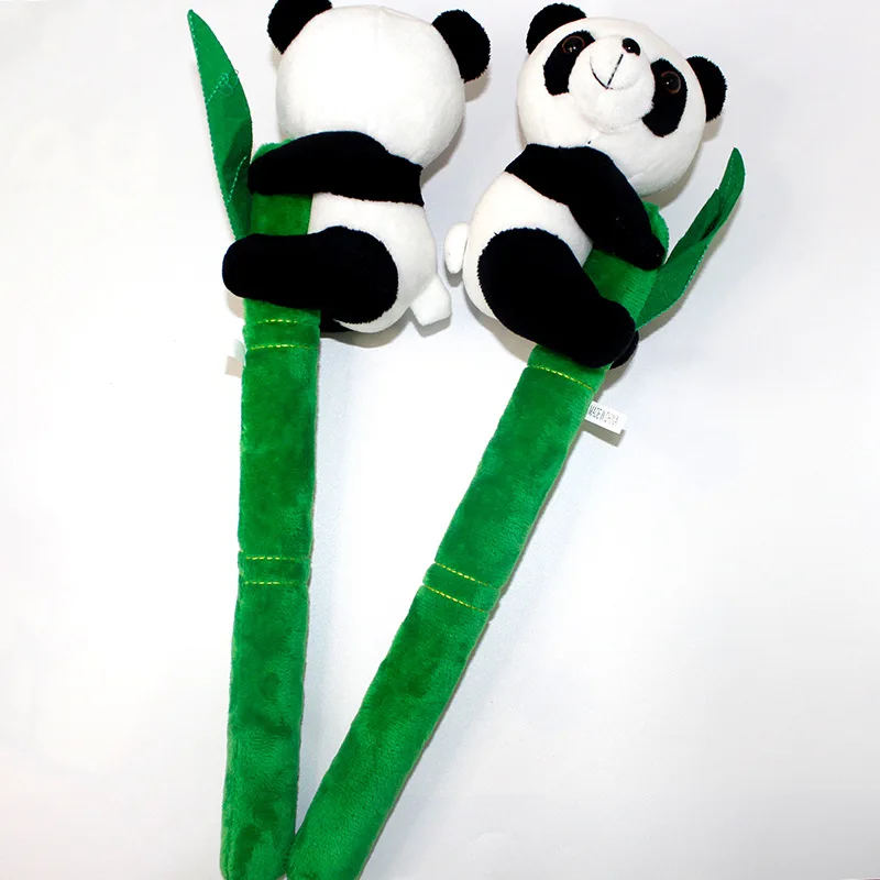 30 سنتيمتر لطيف الحيوان الباندا دمية ألعاب من نسيج مخملي الباندا أكل الخيزران ألعاب أطفال سطح المكتب الديكور الحلي #5