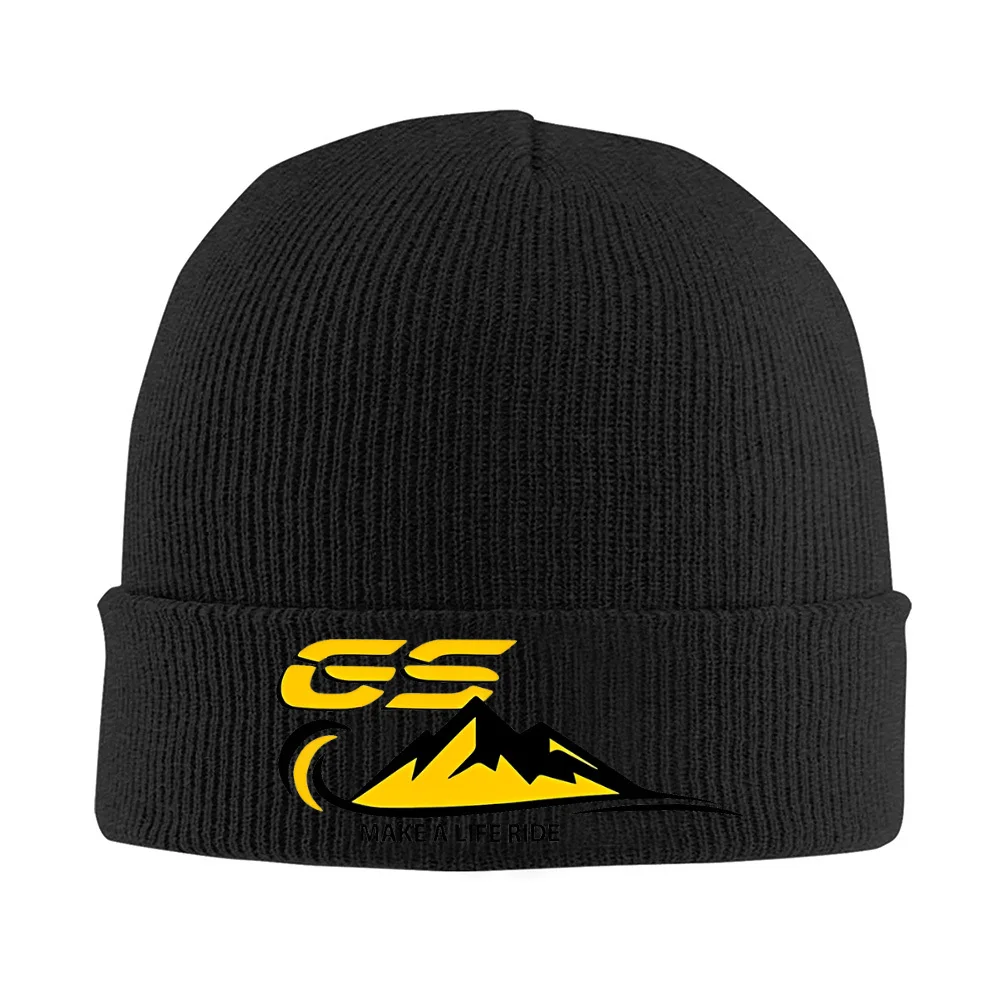 GS Mountain Wave Make Ride Life Men Women Unisex Knitted Hat Beanie Pullover Cap Winter Thermal Warm Christmas Outdoor Cycling H