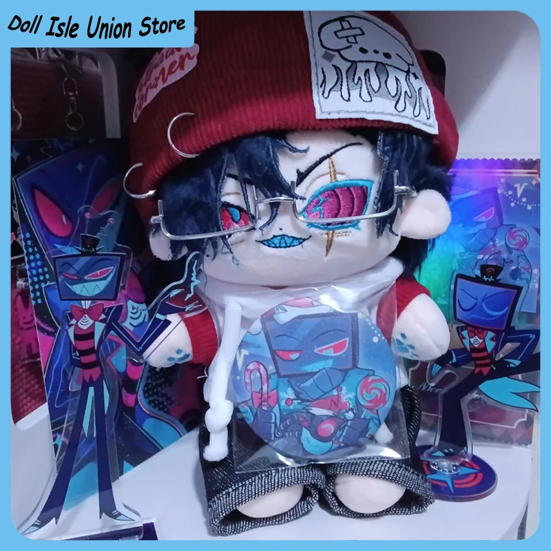 20cm Cotton Doll Anime Monster Attribute Handsome Plush Stuffed Plushie Toy Game Dress Up Plushie Cosplay Pillow Gift