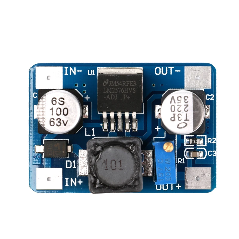 LM2576HV 5V-60V Input Adjustable Step Down Buck Power Supply Module LM2576 DC-DC 1.25V-26V Output
