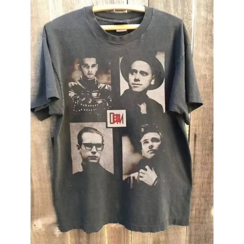 Camiseta Depeche Model Carbon Neutral Street Wear 1988, Camiseta de la gira estadounidense de Depeche Mode